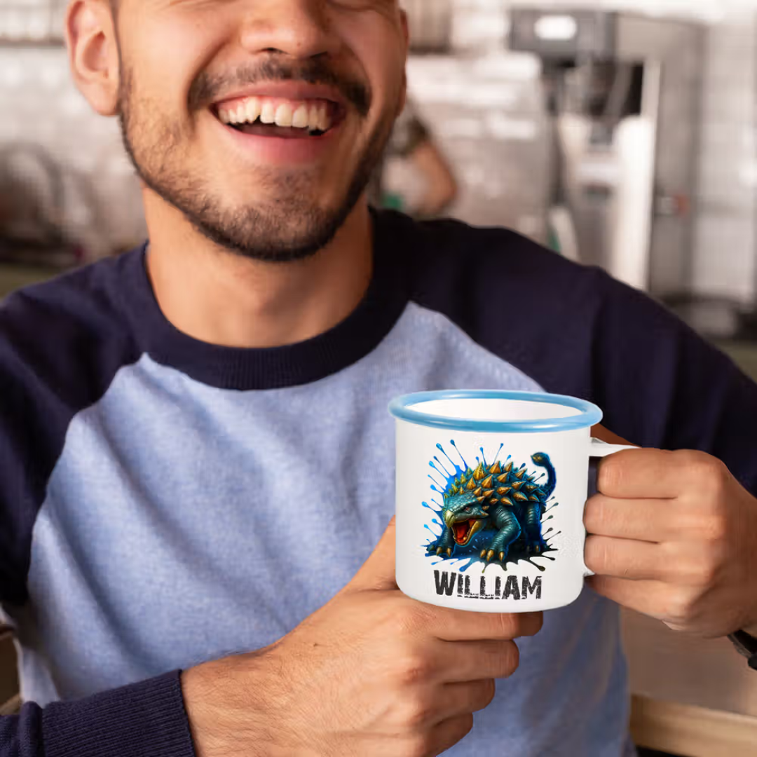Taza Personalizada de Dinosaurios para Niños – Elige su Dinosaurio y Nombre