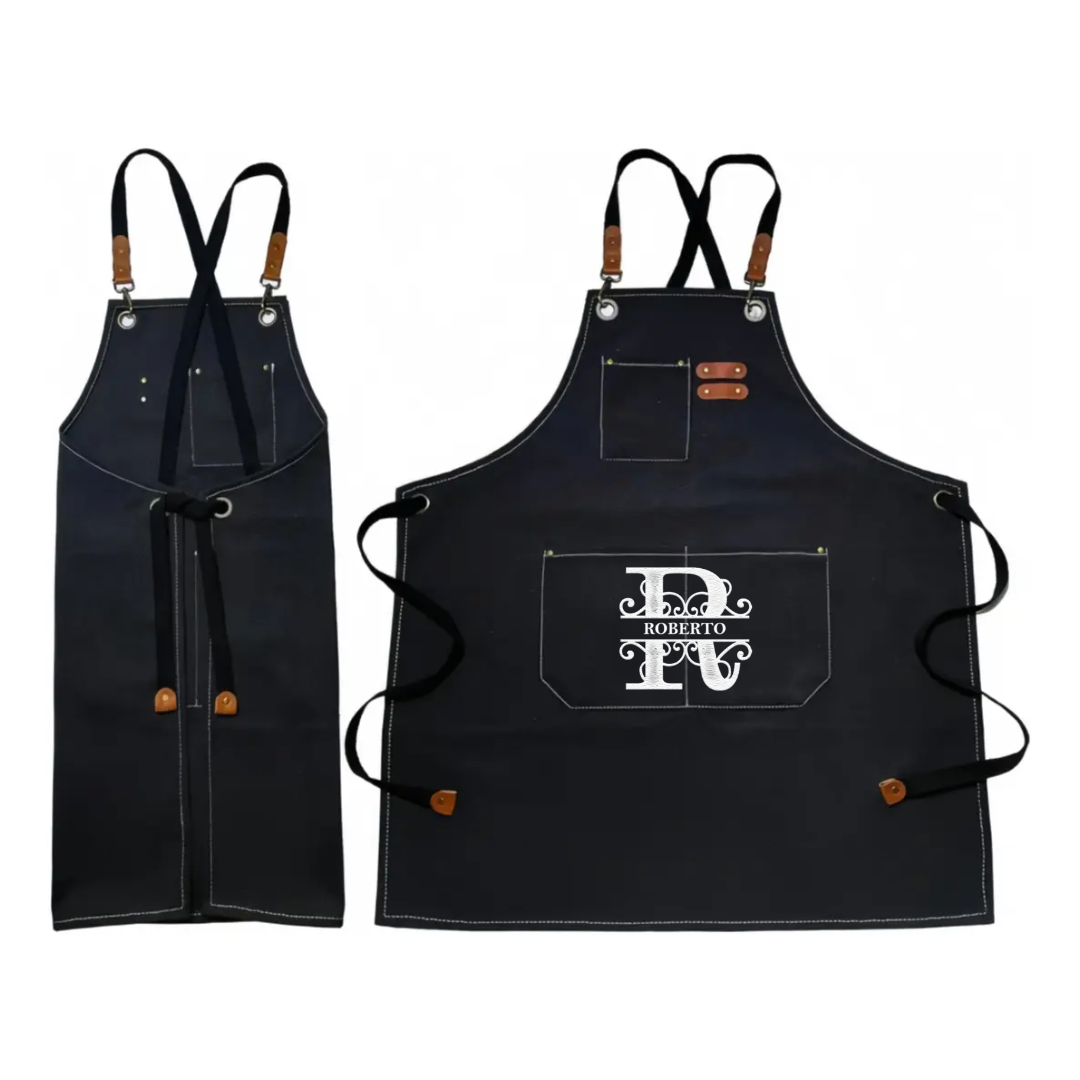 Delantal Parrillero Personalizado con Nombre – Regalo Dieciochero para Papá o Abuelo